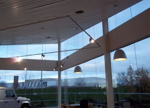 Click Here To Enlarge This Photo Of Landrover Showroom, Stockton.