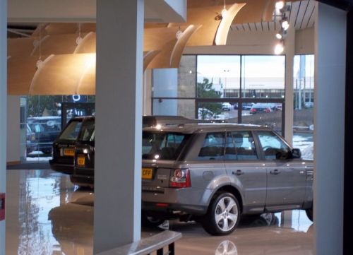 Click Here To Enlarge This Photo Of Landrover Showroom, Stockton.